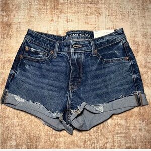 American Eagle Outfitters High-Rise Shortie Distressed